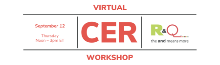 CER Virtual Workshop