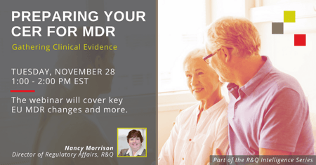 Preparing your CER for MDR [Upcoming Webinar]