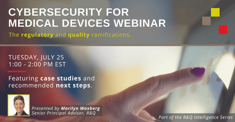 Cybersecurity For Medical Device Consulting Webinar