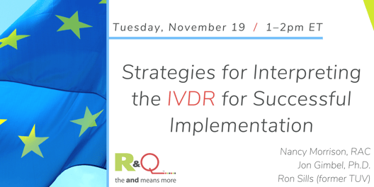 Strategies for Interpreting the IVDR for Successful Implementation