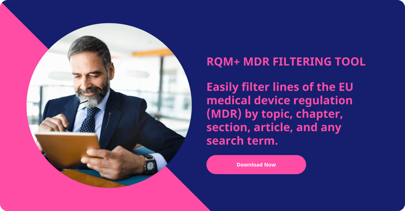 RQM MDR Filtering Tool