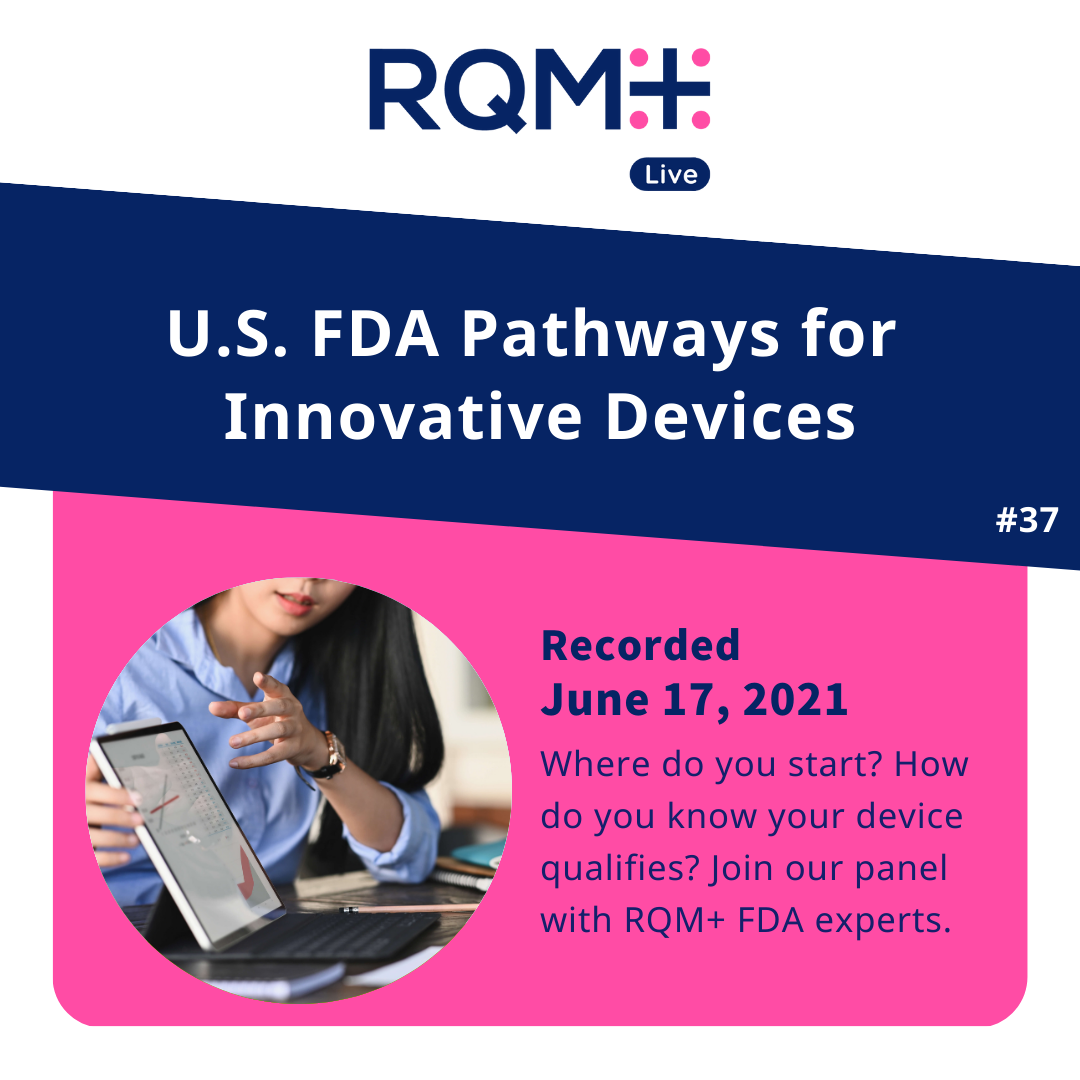 RQM Live 37 US FDA Pathways New Branding