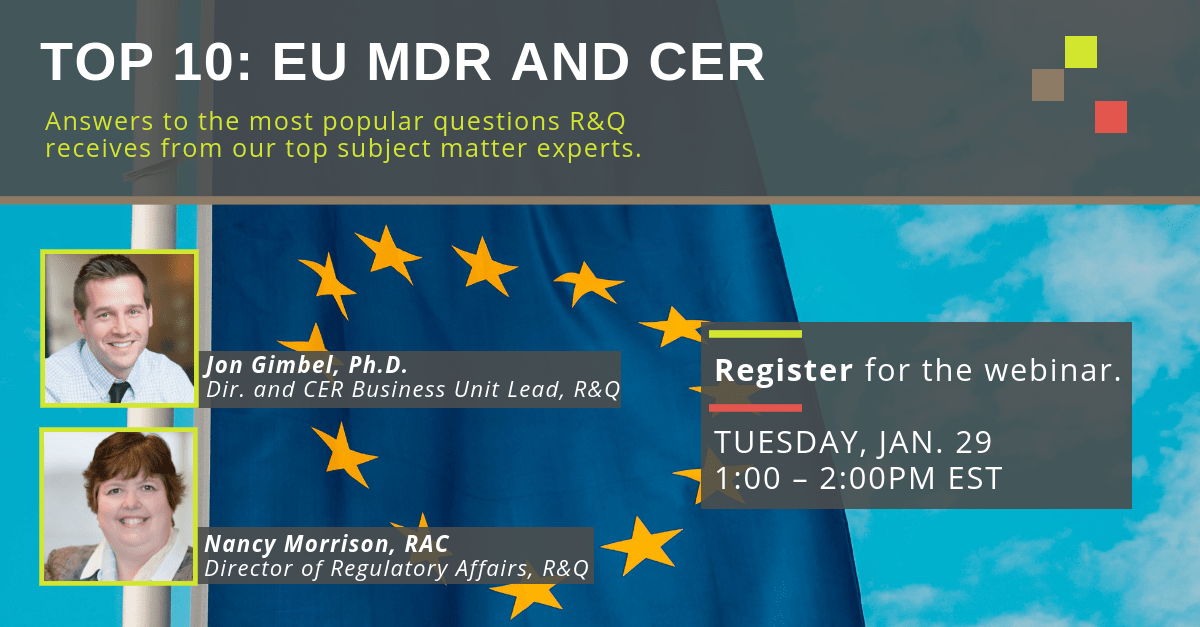 🏅 Top 10 Questions: EU MDR and CER [Upcoming Webinar]