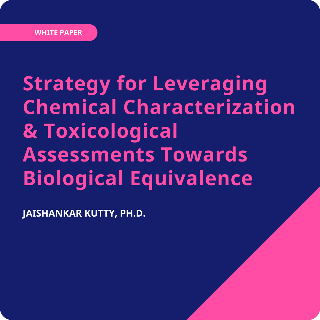 strategy for leveraging chemical characterizatioin
